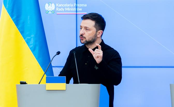 На фото: президент Украины Владимир Зеленский