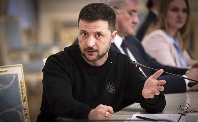 На фото: президент Украины Владимир Зеленский