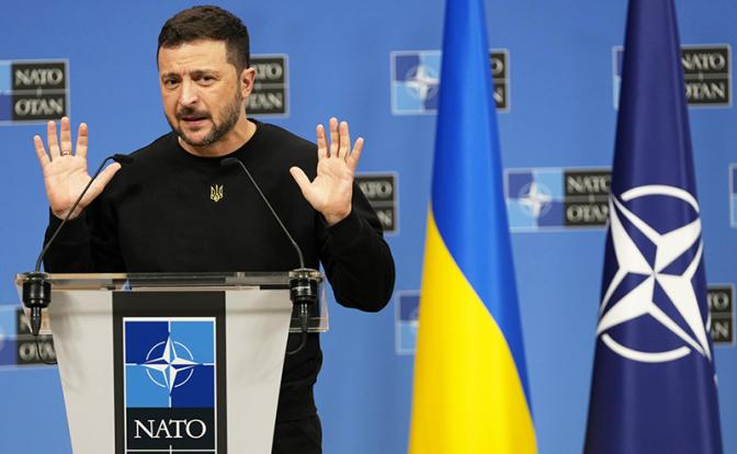 На фото: президент Украины Владимир Зеленский
