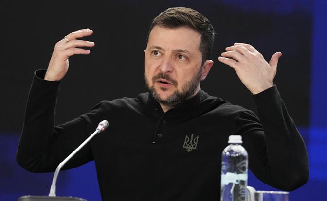 На фото: президент Украины Владимир Зеленский