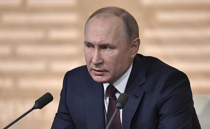 На фото: президент РФ Владимир Путин