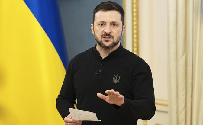 На фото: президент Украины Владимир Зеленский