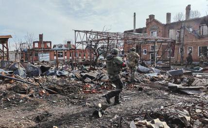 На фото: освобожденный город Суджа в Курской области