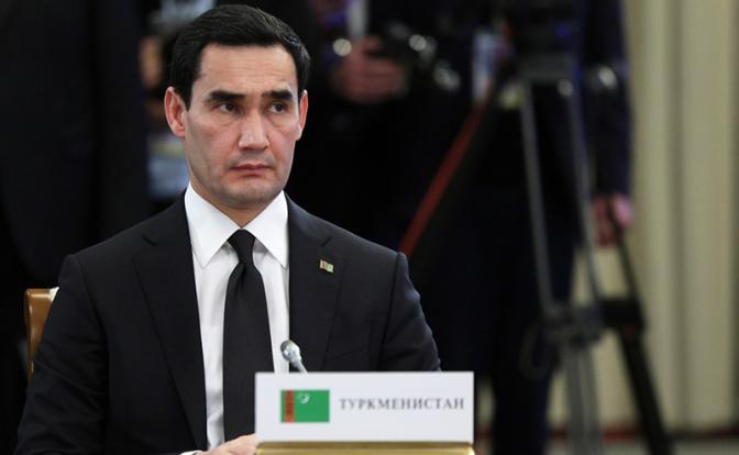 На фото: президент Туркмении Сердар Бердымухамедов