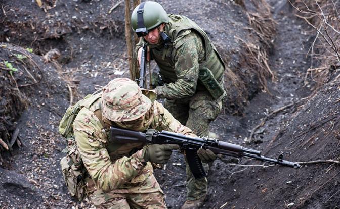 На фото: штурмовики группировки войск "Центр" в зоне СВО