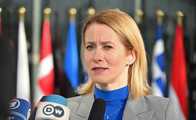 На фото: верховный представитель ЕС по иностранным делам и политике безопасности Кая Каллас