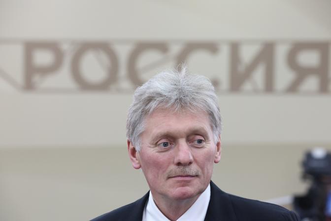 На фото: пресс-секретарь российского президента Дмитрий Песков.