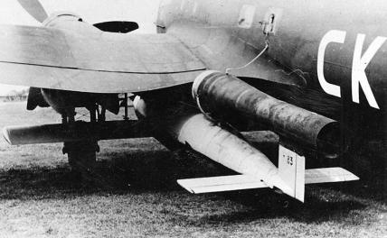 На фото: Фау-1 на модифицированном He 111.