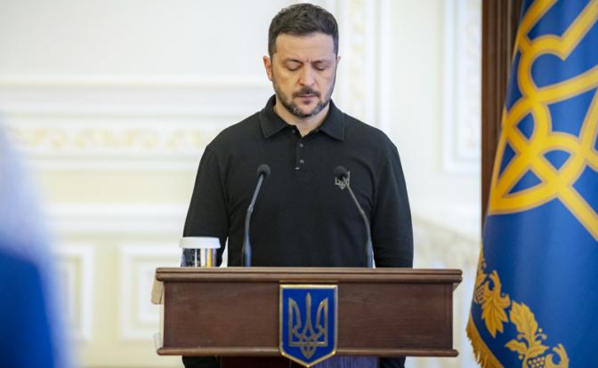 На фото: президент Украины Владимир Зеленский
