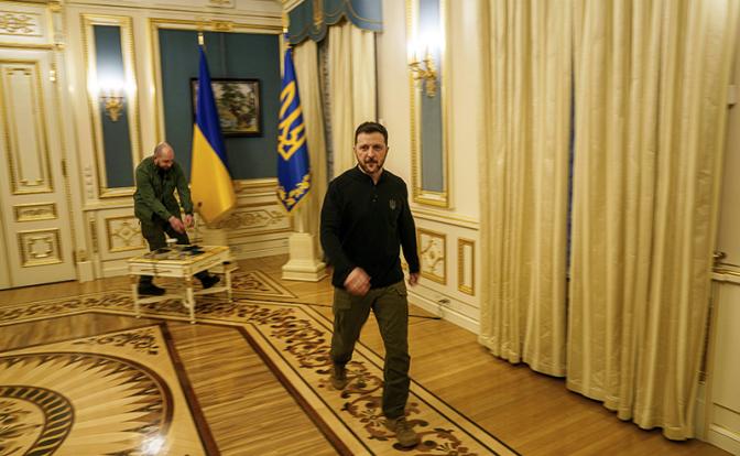 На фото: президент Украины Владимир Зеленский