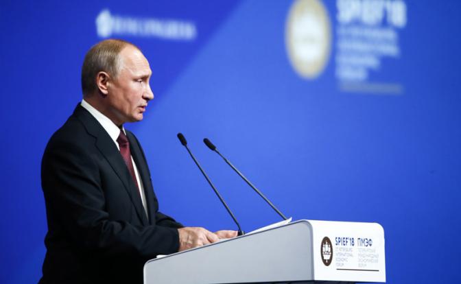 На фото: президент России Владимир Путин