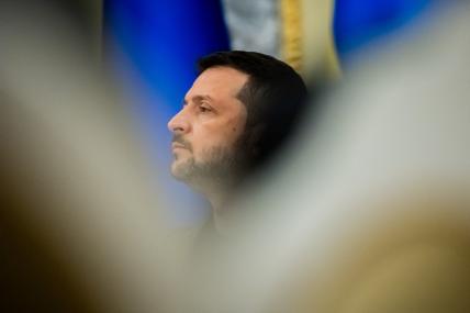 На фото: президент Украины Владимир Зеленский