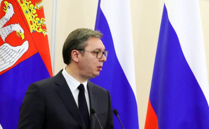 На фото: президент Сербии Александр Вучич.