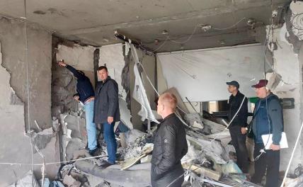 В Новороссийске из-за ночной атаки ВСУ полностью разрушены две квартиры(на фото)