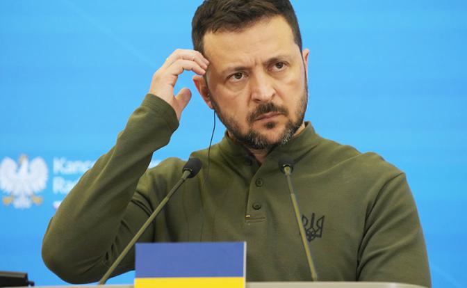 На фото: президент Украины Владимир Зеленский