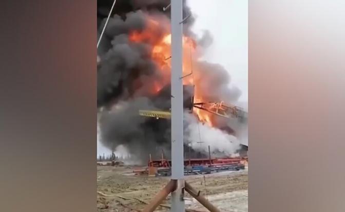 Уголовное дело возбудили после мощного пожара с тремя пострадавшими на месторождении в ЯНАО
