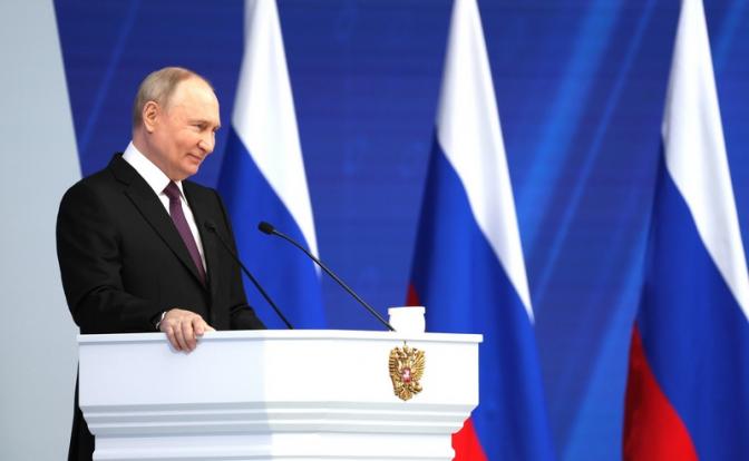 На фото: президент России Владимир Путин.