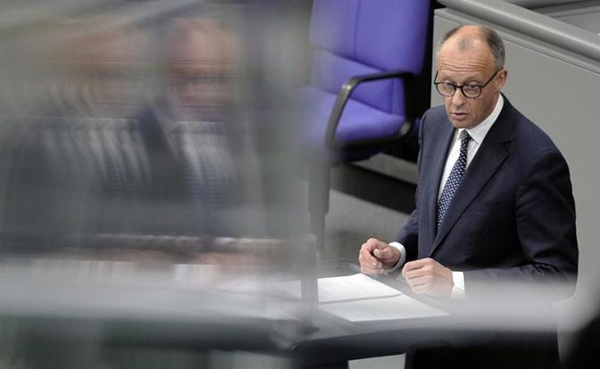 На фото: канцлер ФРГ Фридрих Мерц