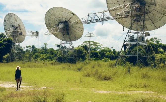 На фото: станция радиоразведки (SIGINT) в Лурдесе.