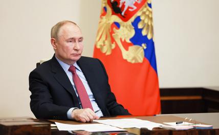 На фото: президент РФ Владимир Путин