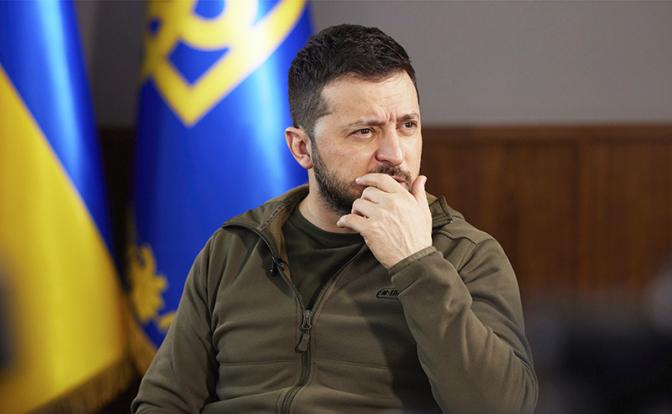 На фото: президент Украины Владимир Зеленский