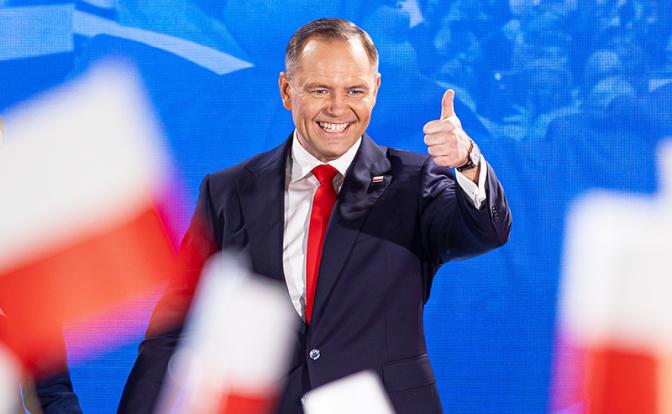 На фото: избранный президент Польши Кароль Навроцкий