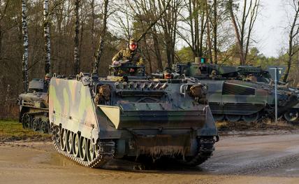 На фото: бронетранспортеры M113.
