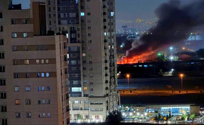 На фото: Израиль наносит удары по Ирану.