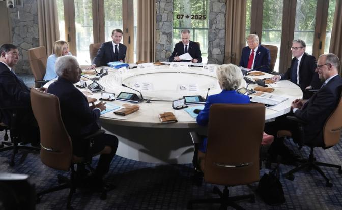 На фото: саммит G7 в Канаде