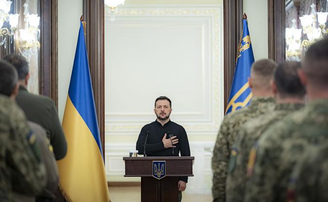 На фото: президент Украины Владимир Зеленский
