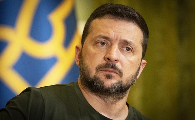 На фото: президент Украины Владимир Зеленский