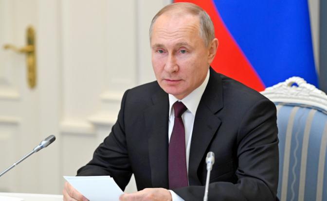 На фото: президент РФ Владимир Путин.