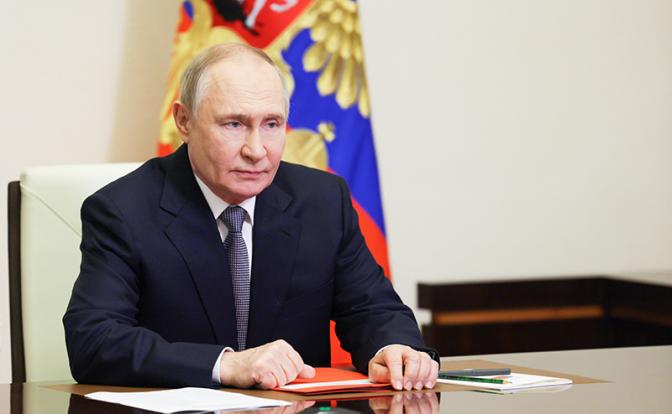 На фото: президент РФ Владимир Путин