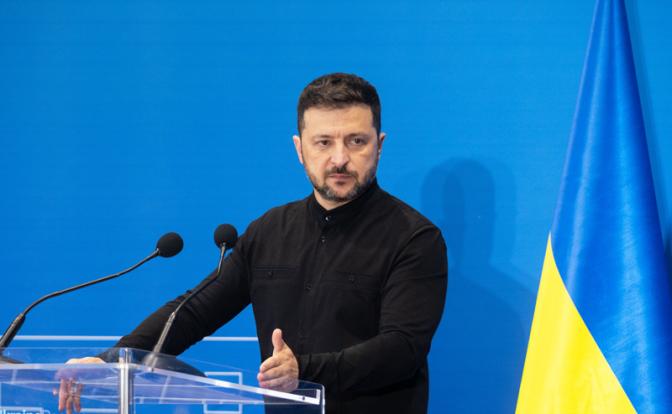 На фото: президент Украины Владимир Зеленский