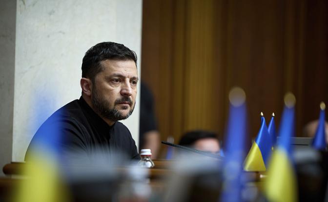 На фото: президент Украины Владимир Зеленский