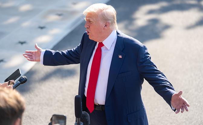 На фото: президент США Дональд Трамп