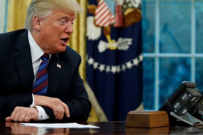 На фото: президент США Дональд Трамп.