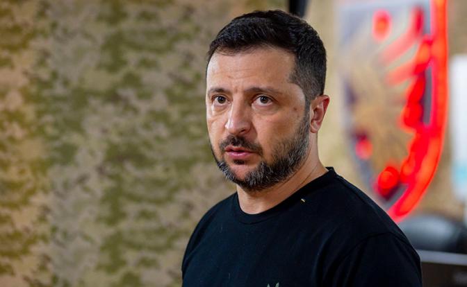 На фото: президент Украины Владимир Зеленский