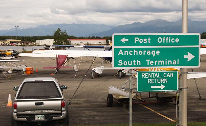 На фото: Анкоридж в преддверии российско-американского саммита