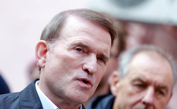 На фото: председатель совета движения «Другая Украина» Виктор Медведчук.