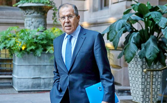 На фото: министр иностранных дел РФ Сергей Лавров.