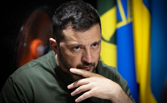 На фото: президент Украины Владимир Зеленский