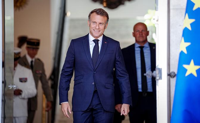 На фото: президент Франции Эммануэль Макрон