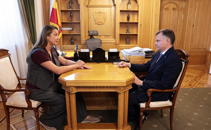 Юрий Слюсарь обсудил с Марией Ситтель меры поддержки семей и участников СВО в Ростовской области