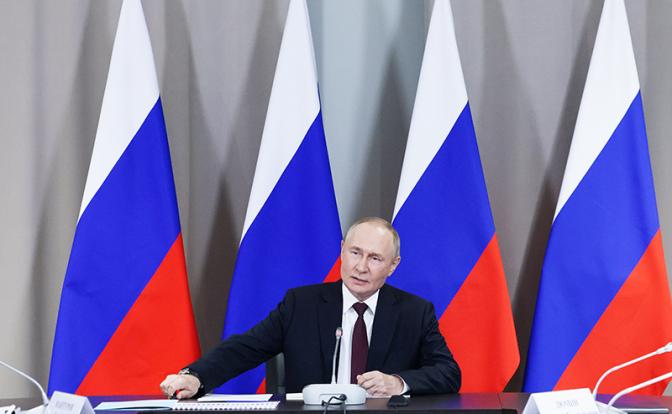 На фото: президент РФ Владимир Путин
