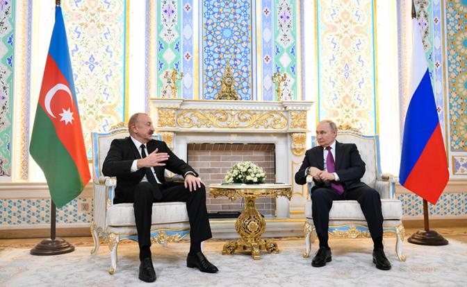 Путин поговорил с Алиевым о катастрофе самолета AZAL. О чем еще - пока секрет