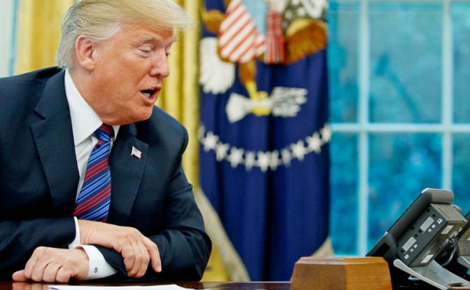 На фото: президент США Дональд Трамп.