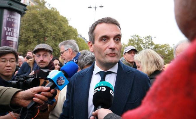 На фото: лидер партии «Патриоты» Флориан Филиппо.