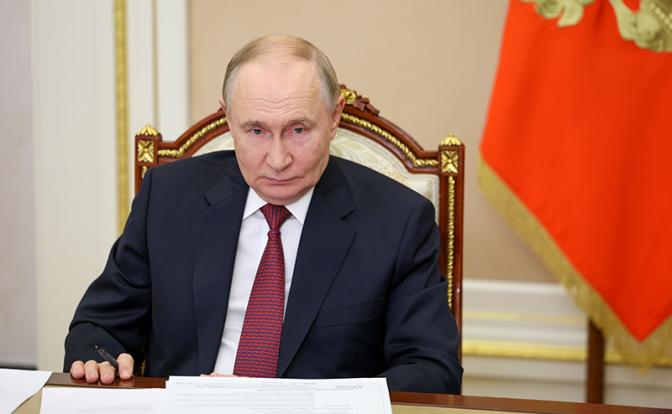 На фото: президент РФ Владимир Путин
