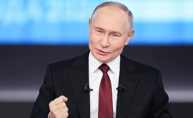 На фото: президент РФ Владимир Путин.